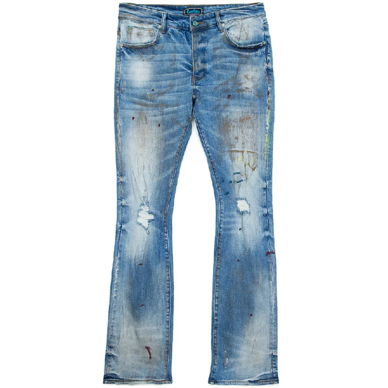 Core Modern Flare Indigo Wash Denim Jeans