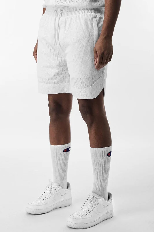 Double Mesh Shorts (White) (100-931)