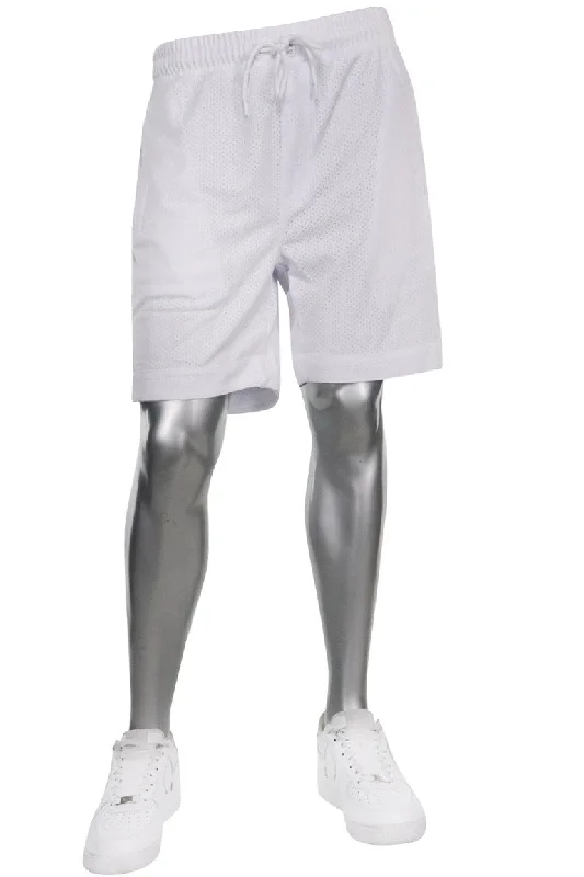 Double Mesh Shorts (White) (100-931)