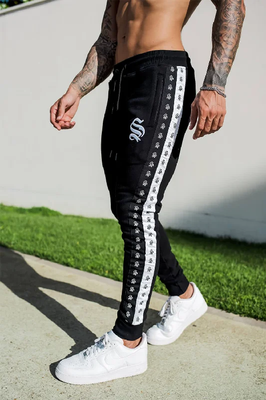 Double Tape Joggers - Black