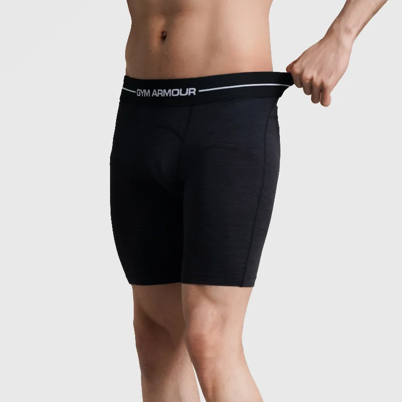 GA Compression Boxers (Charcoal)