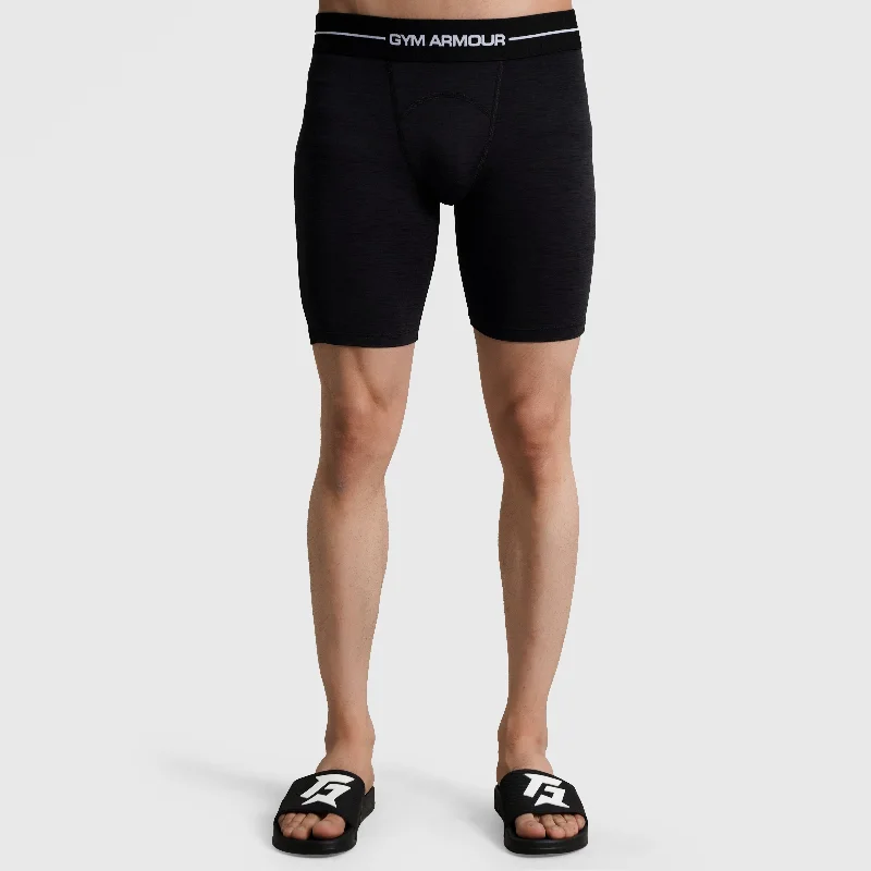 GA Compression Boxers (Charcoal)