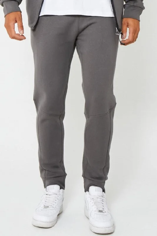 Guilford Fleece Cuffed Joggers - Dark Grey