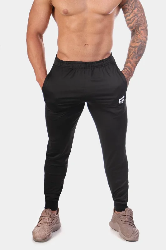 Jed North Matrix Tapered Joggers - Black