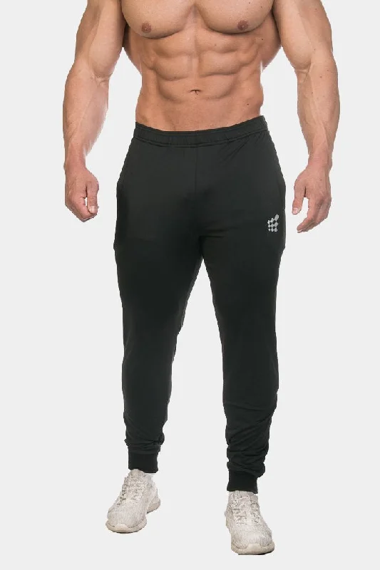 Jed North Matrix Tapered Joggers - Black