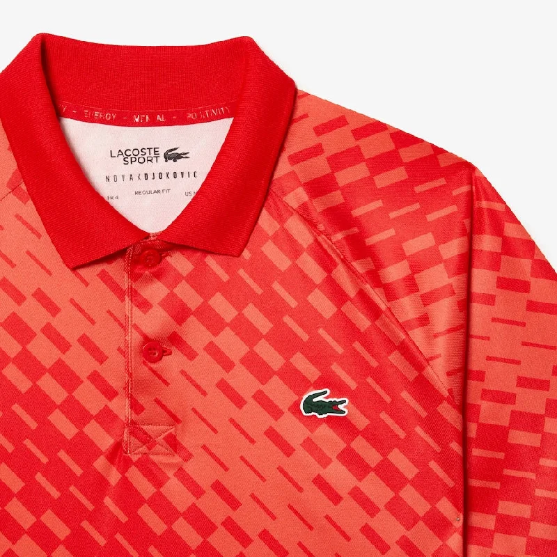 Lacoste Tennis x Novak Djokovic Fan Version Polo Red / Orange