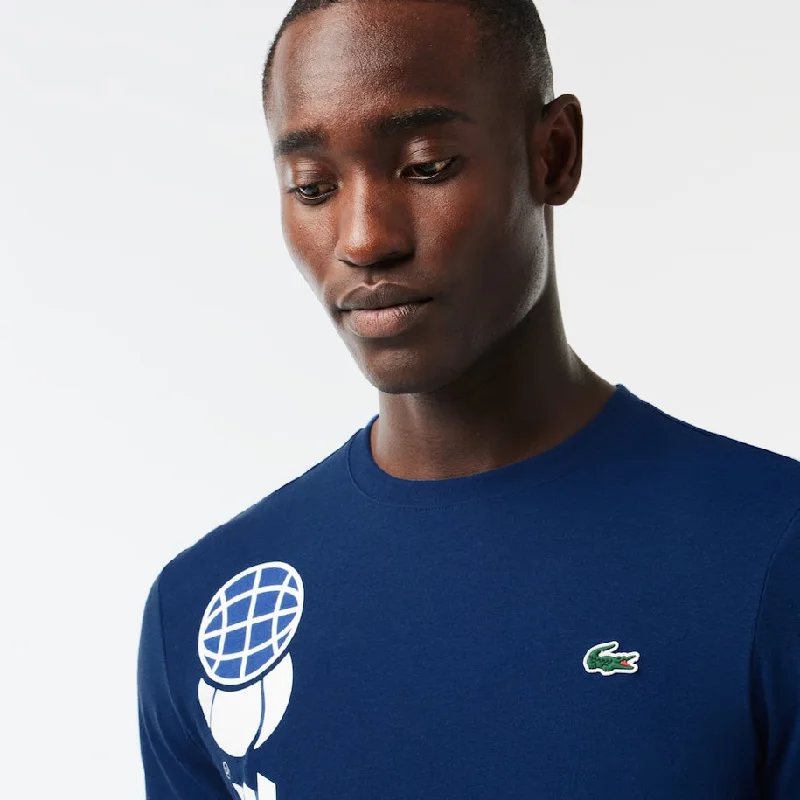 Lacoste Tennis x Daniil Medvedev Regular Fit T-shirt Navy Blue