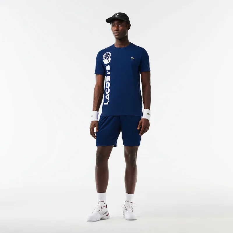 Lacoste Tennis x Daniil Medvedev Regular Fit T-shirt Navy Blue