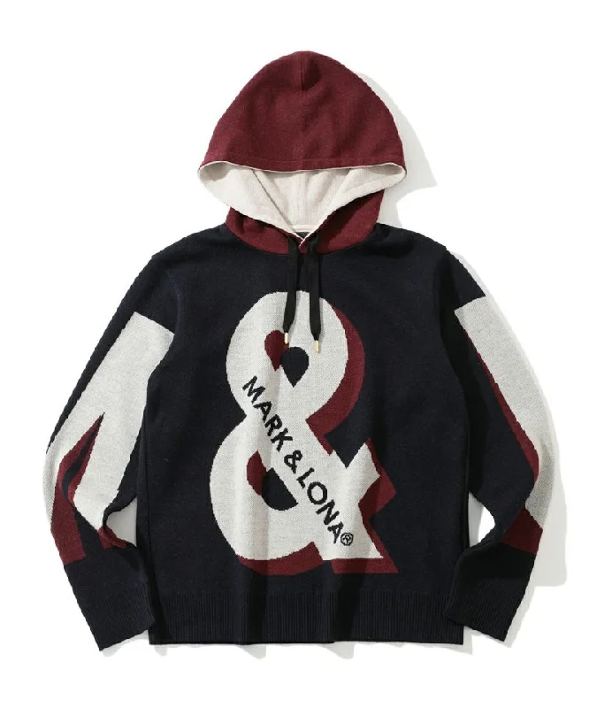 Men's AND Knit Hoodie NAVY