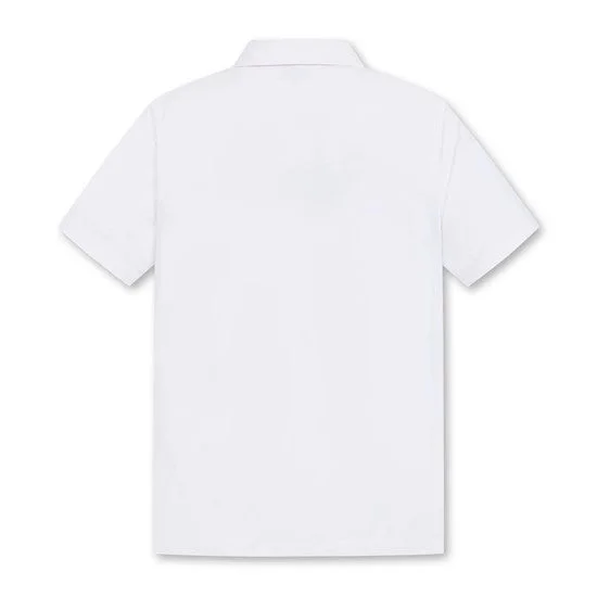 Men's ATHLETIC Arrow Reversed Collar Polo White