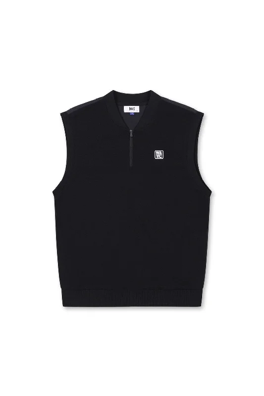 Men's ATHLETIC Hybrid Knit Vest Black