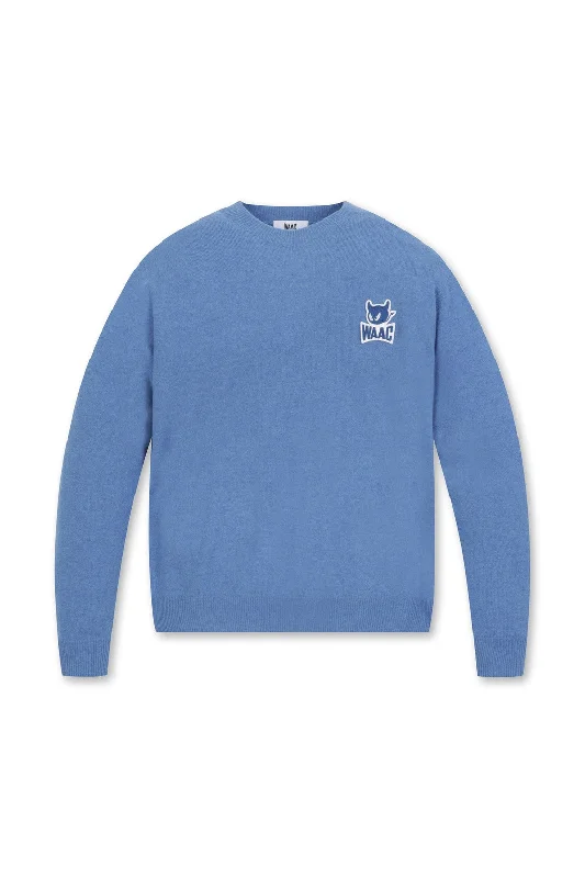 Men's GG Cashmere Crewneck Sweater Blue