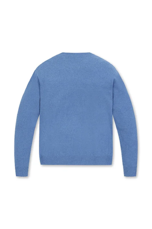 Men's GG Cashmere Crewneck Sweater Blue