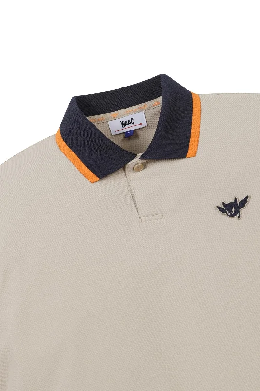 Men's ATHLETIC Color Rib Polo Brown