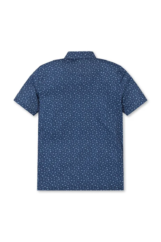 Men's WAAC GG Checker Polo Blue