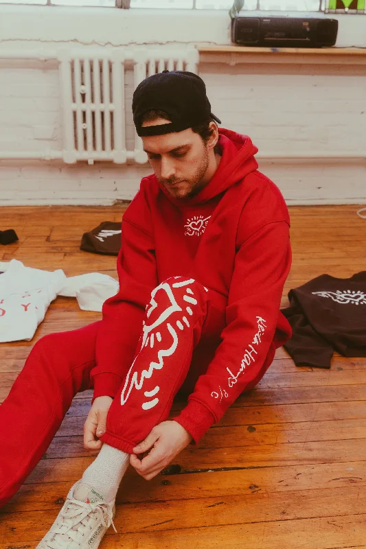 P/C x Keith Haring Jogger - Red