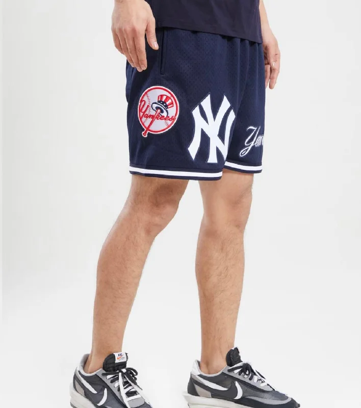 Pro Standard New York Yankees Navy Mesh Shorts