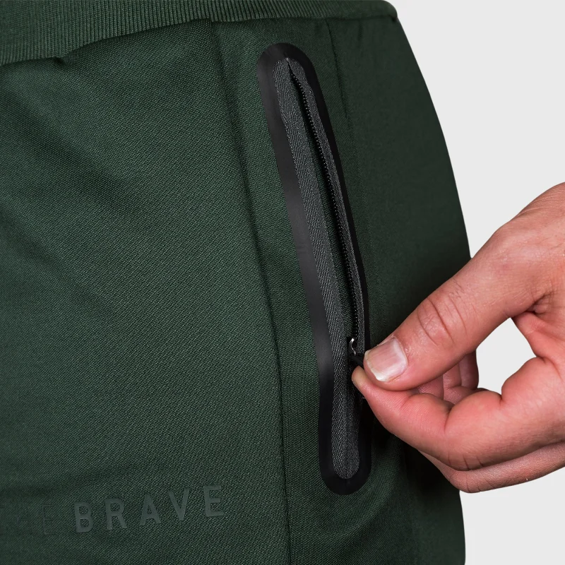 THE BRAVE - MEN'S ADAPT SHORTS - DARK OLIVE