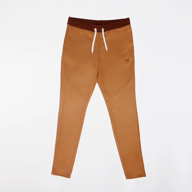 TRACK PANTS MEN - BROWN