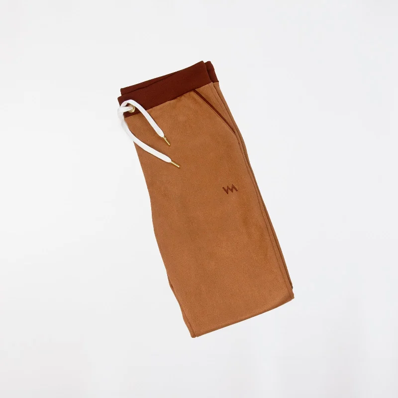 TRACK PANTS MEN - BROWN