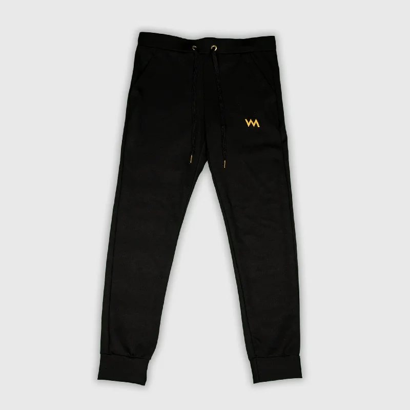 SIGNATURE TRACK PANTS MEN - BLACK