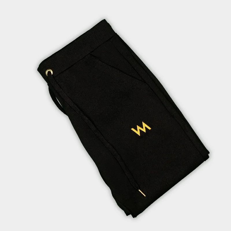 SIGNATURE TRACK PANTS MEN - BLACK