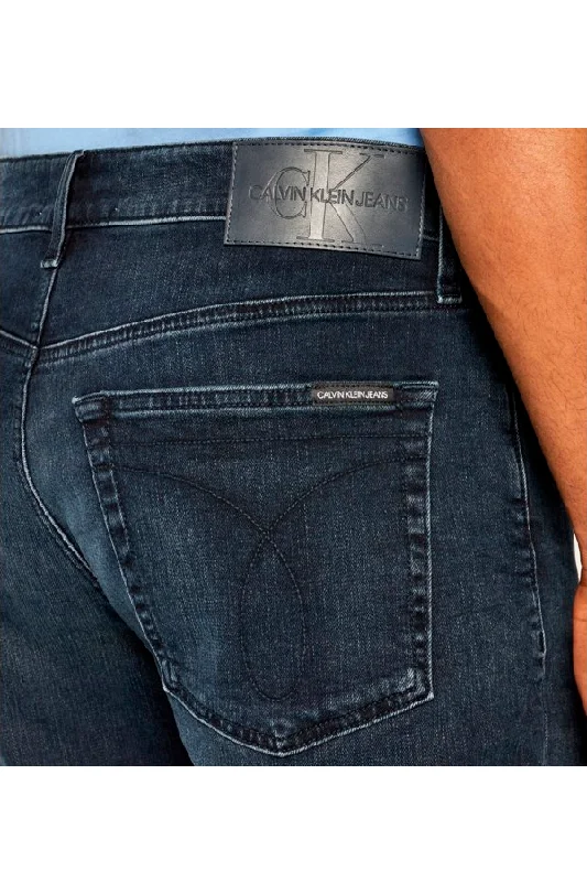 Calvin Klein Slim Signature Shorts Dark Denim