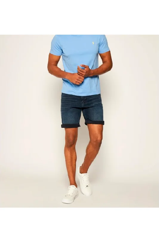 Calvin Klein Slim Signature Shorts Dark Denim