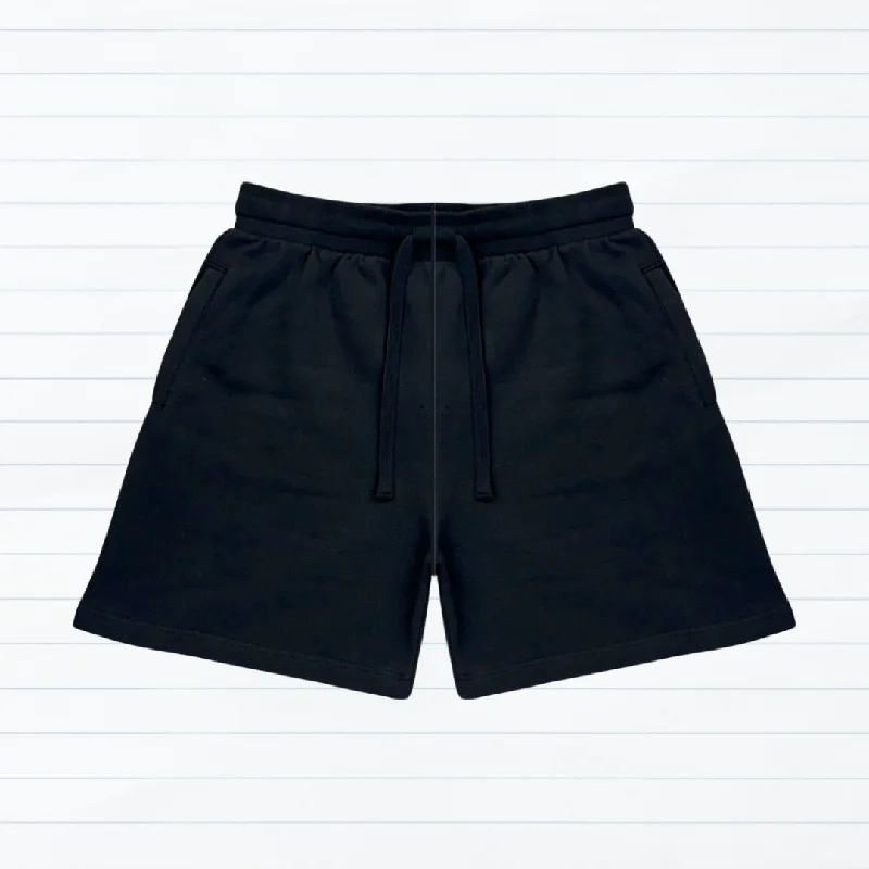 the lengthy shorts - black