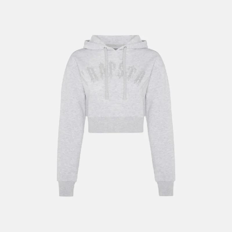 Trapstar Women's Irongate Stud Cropped Tracksuit - Grey