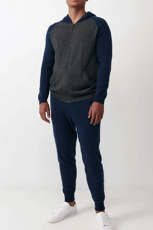 Unisex Essential Cashmere Jogger - French Navy